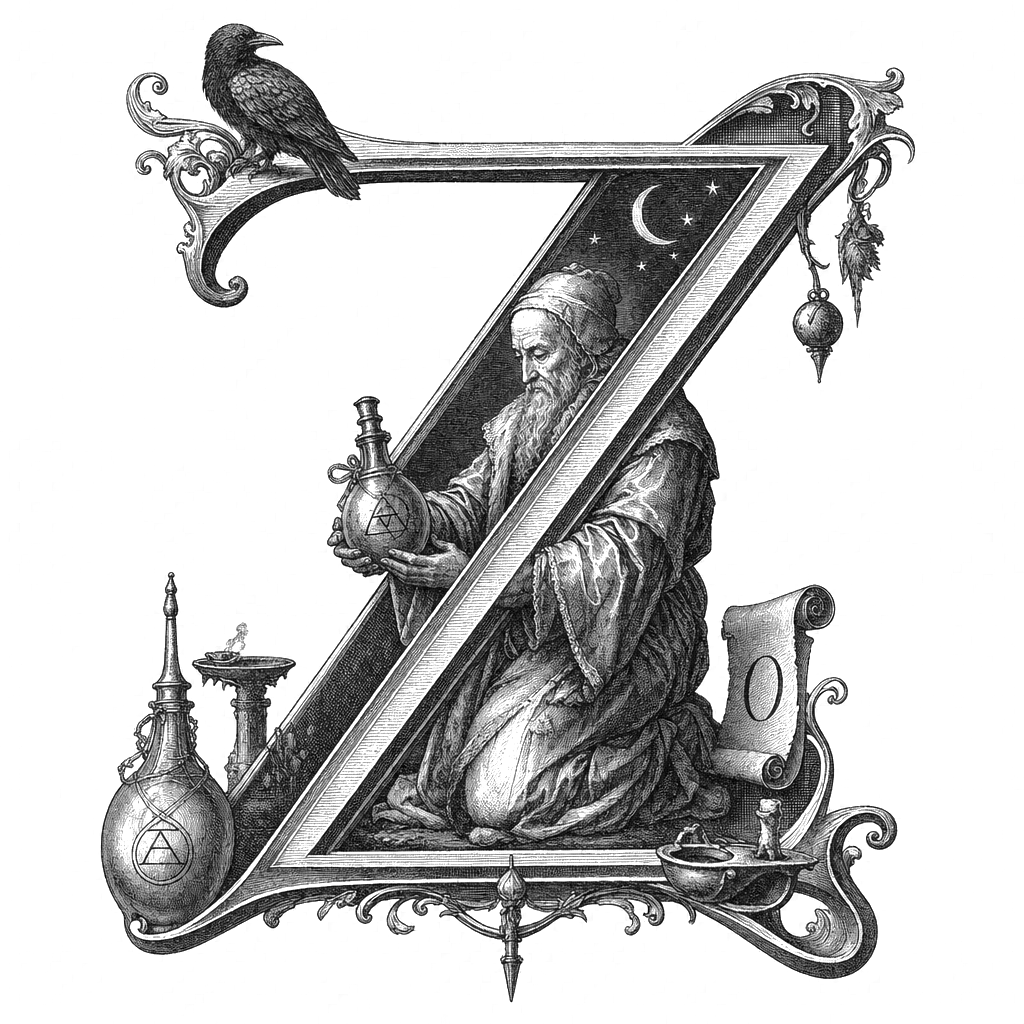 Zineb — lettrine gravée