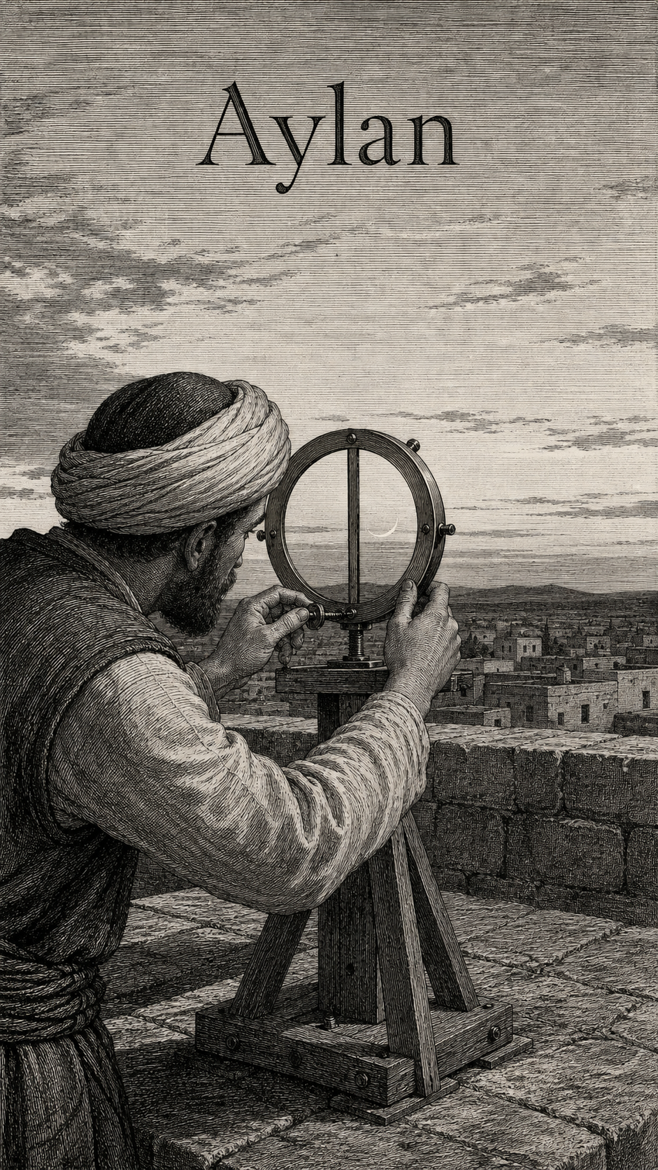 Illustration gravée du prénom Aylan